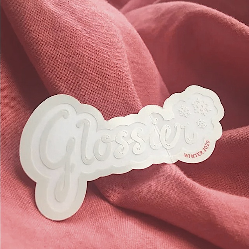 Glossier 2020 Winter Sticker